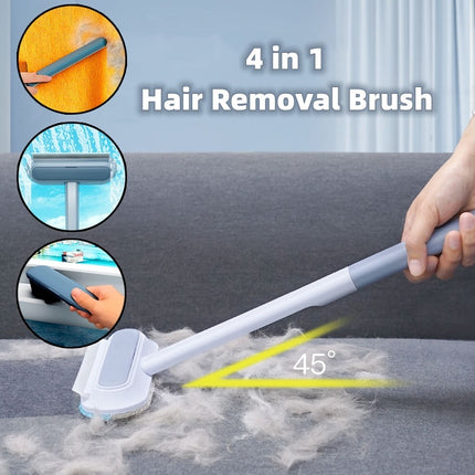 4 In 1 Multifunctional Hair Removal Brush Pet Dog Cat Hair Cleaner Brush Cat Hair Remover Window Screen Cleaning Tool Gadgets - Glossorea