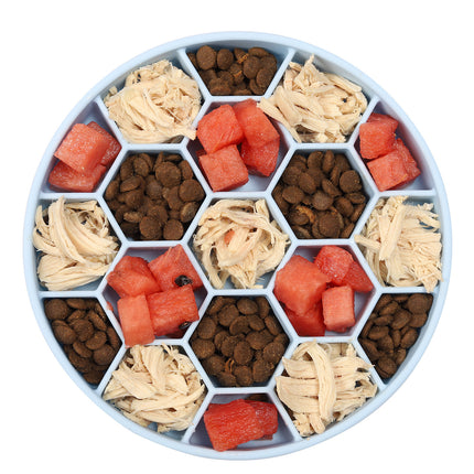 Honeycomb Pet Slow Food Bowl - Glossorea