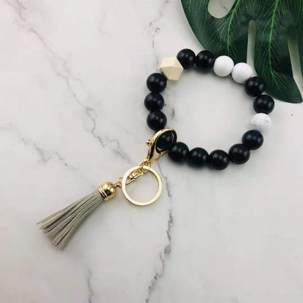 Fashion Personalized Key Chain Bracelet Beads - Glossorea