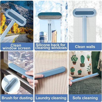 4 In 1 Multifunctional Hair Removal Brush Pet Dog Cat Hair Cleaner Brush Cat Hair Remover Window Screen Cleaning Tool Gadgets - Glossorea
