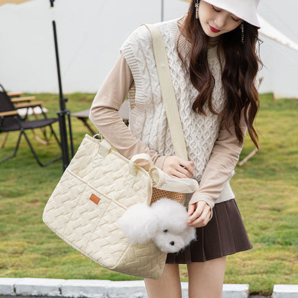 Portable Pets Handbag For High Capacity Ventilation Pet Supplier Carry Dog Cat Gadgets - Glossorea