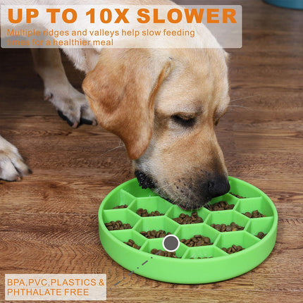 Honeycomb Pet Slow Food Bowl - Glossorea
