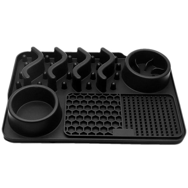 Multi-functional Pet Food Bowl Slow Food Dinner Basin Pad - Glossorea