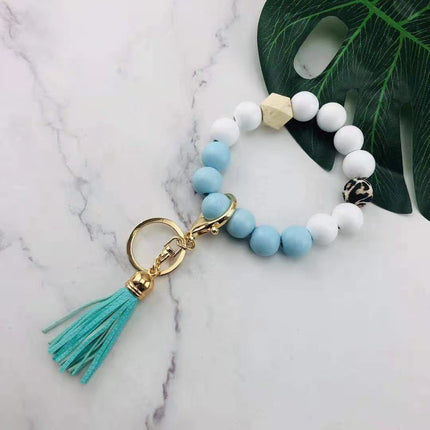 Fashion Personalized Key Chain Bracelet Beads - Glossorea