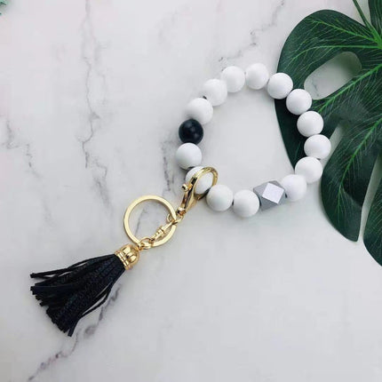 Fashion Personalized Key Chain Bracelet Beads - Glossorea