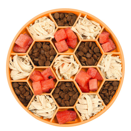 Honeycomb Pet Slow Food Bowl - Glossorea