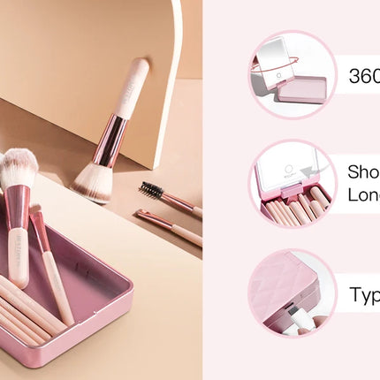 BESTOPE PRO 20PCS Makeup Brush Set with Case - Glossorea