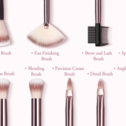 BESTOPE PRO 20PCS Makeup Brush Set with Case - Glossorea