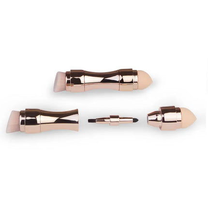 4-in-1 Professional Makeup Brush – Foundation, Eyebrow, Shadow, Concealer - Glossorea
