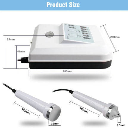 2-in-1 Ultrasonic Facial Massager – Skin Tightening & Body Care - Glossorea