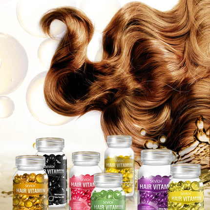Sevich Hair Vitamin Capsule Set – Keratin & Moroccan Oil Serum (3PCS) - Glossorea