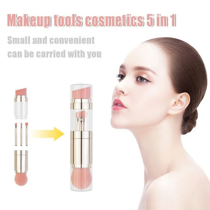 4-in-1 Professional Makeup Brush – Foundation, Eyebrow, Shadow, Concealer - Glossorea