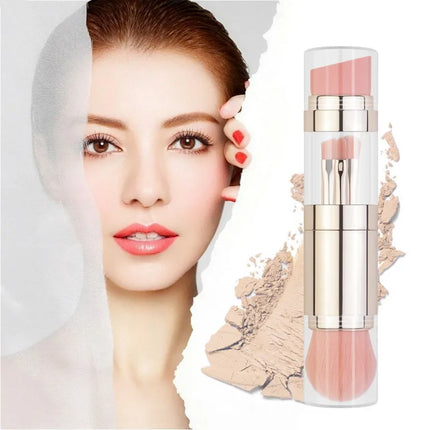 4-in-1 Professional Makeup Brush – Foundation, Eyebrow, Shadow, Concealer - Glossorea