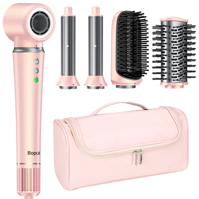 5-in-1 High-Speed Hot Air Styler – Dry, Curl, Straighten & Volumize - Glossorea