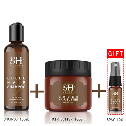 Chebe Hair Growth Set – Serum, Oil & Spray for African Hair - Glossorea