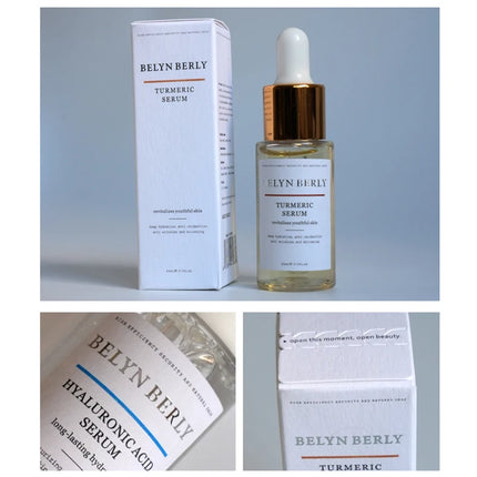 BELYN BERLY Turmeric Serum – Dark Spot Fade & Moisturizing (3pcs) - Glossorea