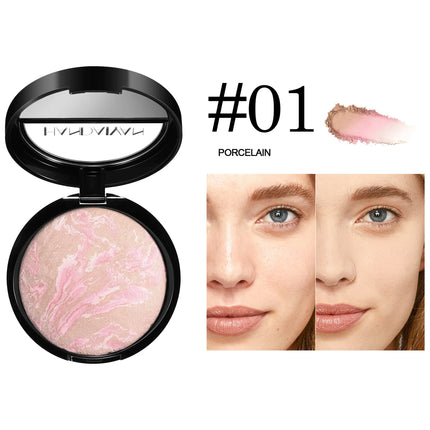 Marble Bronzer Powder – Oil Control & Long-Lasting Finish - Glossorea
