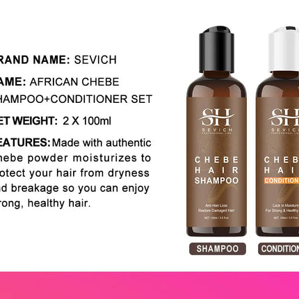 Sevich Chebe Hair Growth Set – Oil, Powder, Serum & Spray - Glossorea