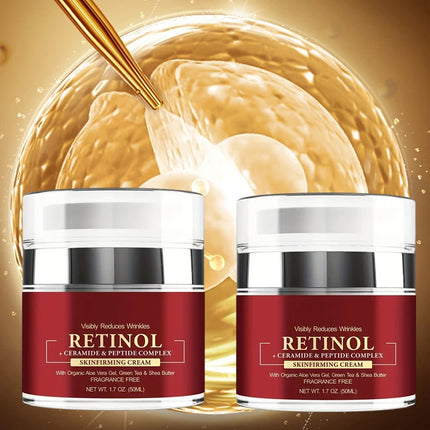 Instant Retinol Firming & Wrinkle Removal Cream - Glossorea