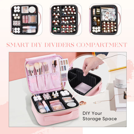 Professional Makeup Brush Bag – Waterproof Travel Organizer - Glossorea