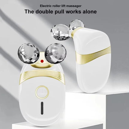 3D Face Roller Massager – Portable Manual Lifting Tool - Glossorea