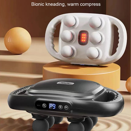 High-Frequency Fascia Massage Gun – 6 Heads for Full Body Relief - Glossorea