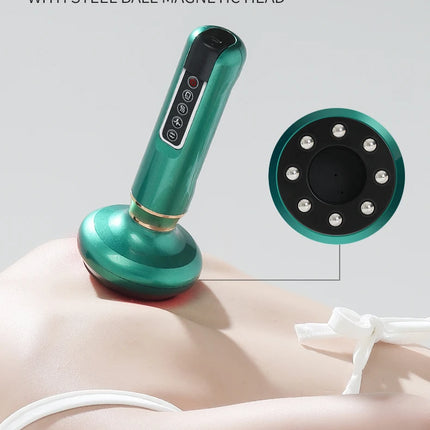 Tricolor Electric Gua Sha Massager – Anti-Cellulite & Slimming Tool - Glossorea