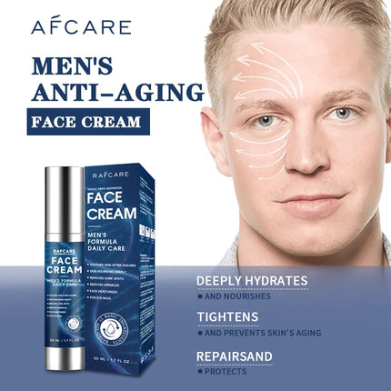 Men's Anti-Wrinkle Face Cream for Firming & Brightening - Glossorea