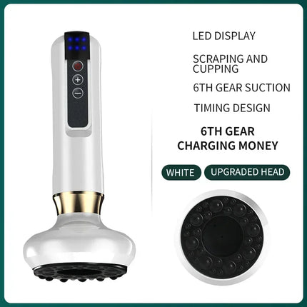 Tricolor Electric Gua Sha Massager – Anti-Cellulite & Slimming Tool - Glossorea