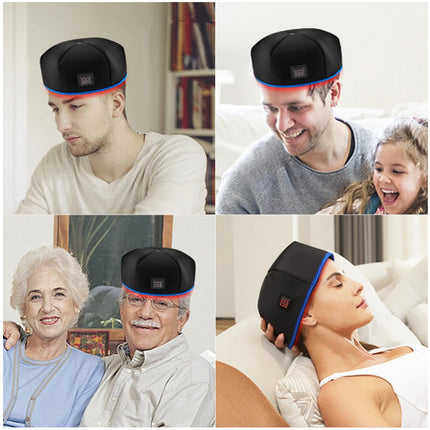 Red Light Therapy Hair Growth Cap – Rechargeable & Unisex - Glossorea