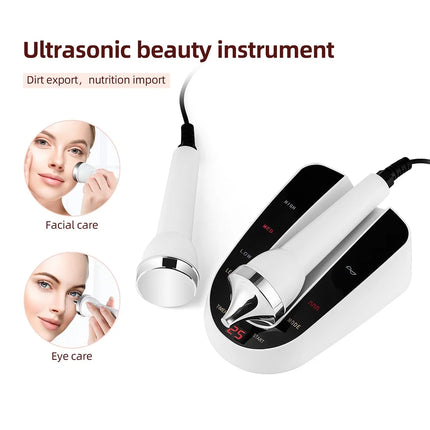 High Frequency Ultrasonic Face Massager – Lifting & Eye Care Device - Glossorea