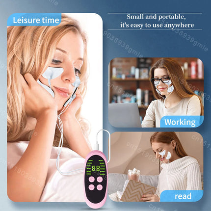 EMS Facial Massager – Microcurrent Lifting & Anti-Wrinkle Device - Glossorea