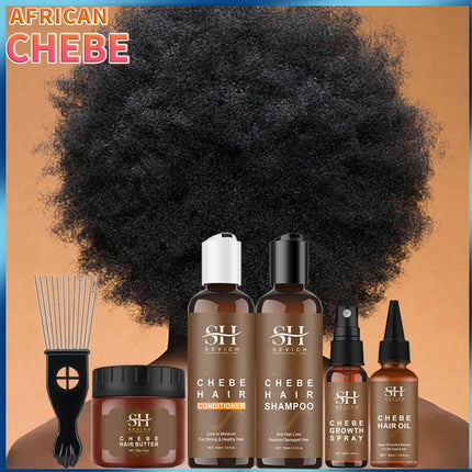 Sevich Chebe Hair Growth Set – Oil, Powder, Serum & Spray - Glossorea