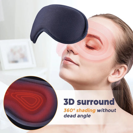 Heated Eye Massager – 6 Modes for Dark Circles & Relaxation - Glossorea