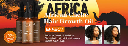 Chebe Hair Growth Set – Serum, Oil & Spray for African Hair - Glossorea