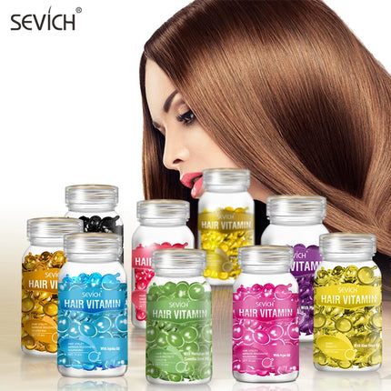 Sevich Vitamin Hair Capsules – Keratin & Moroccan Oil Anti-Hair Loss - Glossorea