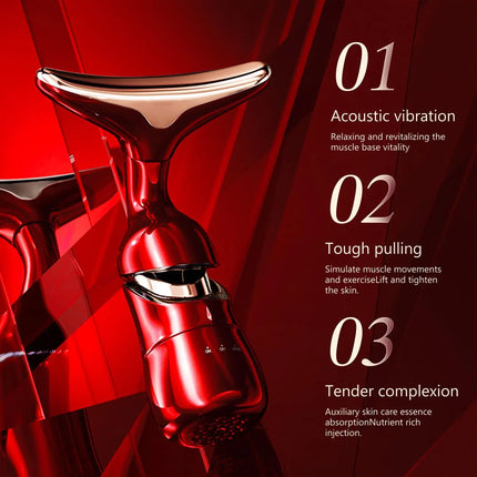 Multi-Functional Lifting Massager – Facial Essence Absorption Device - Glossorea