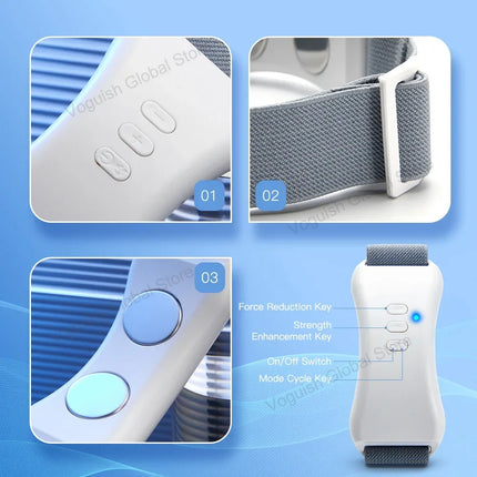 V-Line EMS Chin Massager – Double Chin Remover & Face Lifter - Glossorea