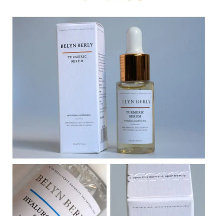 BELYN BERLY Turmeric Serum – Dark Spot Fade & Moisturizing (3pcs) - Glossorea