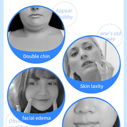 V-Line EMS Chin Massager – Double Chin Remover & Face Lifter - Glossorea