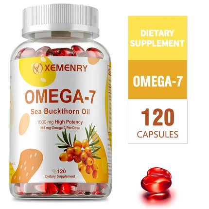 OMEGA-7 Sea Buckthorn Oil – Skin, Hair, Nails & Heart Support - Glossorea