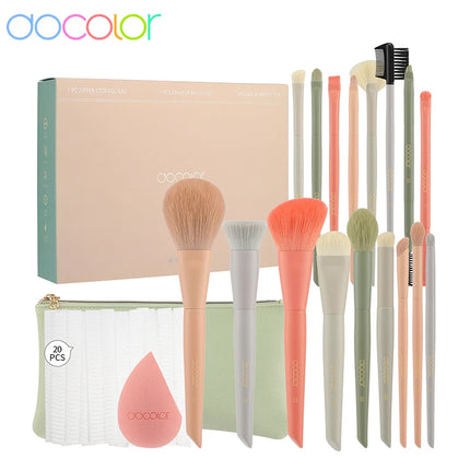 Docolor Professional Makeup Brush Set – 10 to 30pcs - Glossorea