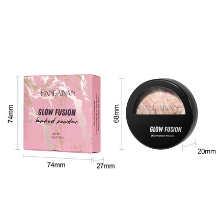 Marble Bronzer Powder – Oil Control & Long-Lasting Finish - Glossorea