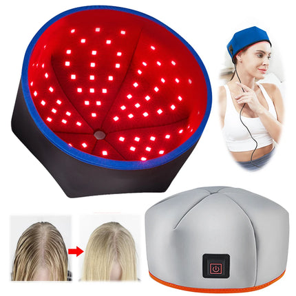 Red Light Therapy Hair Growth Cap – Rechargeable & Unisex - Glossorea