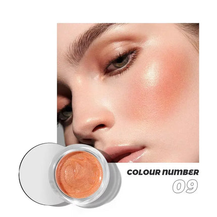 10-Color Liquid Blush Set – Lightweight & Long-Lasting - Glossorea