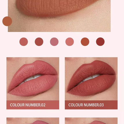 14-Color Matte Waterproof Liquid Lipstick Set - Glossorea