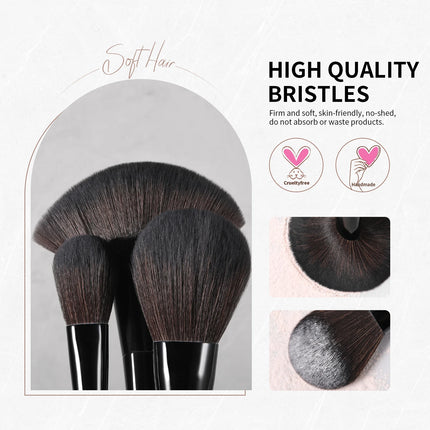 Docolor Professional Makeup Brush Set – 10 to 30pcs - Glossorea