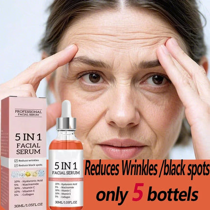 Jaysuing 5-in-1 Hyaluronic Face Serum – 30ml - Glossorea