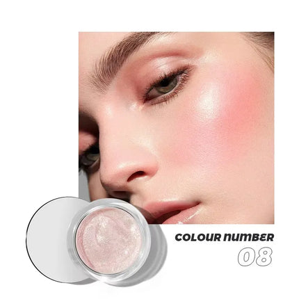 10-Color Liquid Blush Set – Lightweight & Long-Lasting - Glossorea