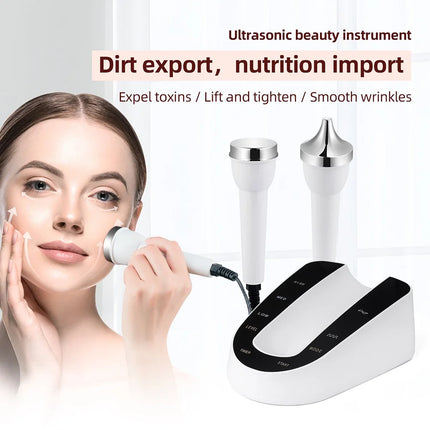High Frequency Ultrasonic Face Massager – Lifting & Eye Care Device - Glossorea